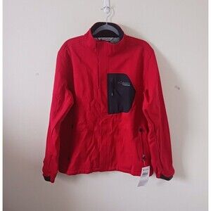 Columbia Titanium Mens Jacket‎ Omni Heat Full Zip Lined Thermal Pockets Red L